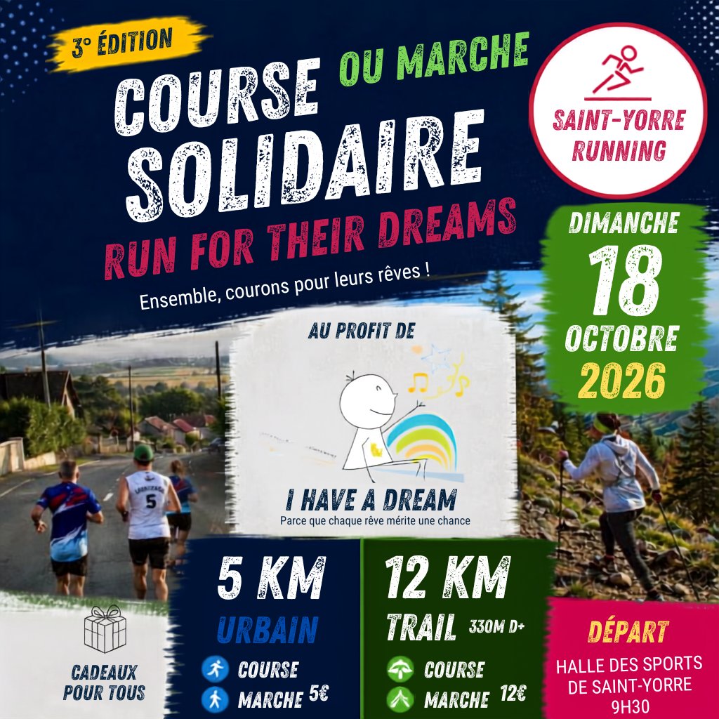course et marche solidaire RUN FOR THEIR DREAMS Logo