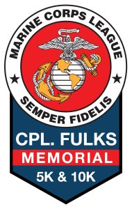 Cpl. Fulks Memorial Trail Race Logo