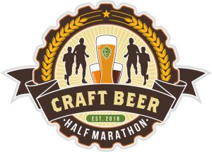 Craft Beer Half Marathon - Relay & 5 Miler Logo