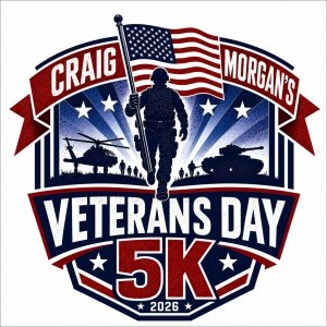 Craig Morgan's Veterans Day 5K Logo