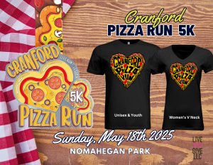 Cranford Pizza Run 5K Logo