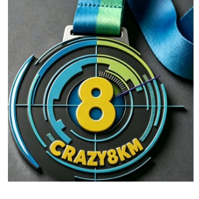 Crazy 8km Logo