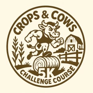 Crops & Cows 5K Challenge Course Logo