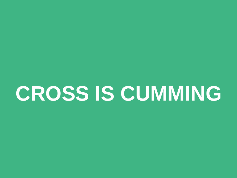 Cross is Cumming Logo