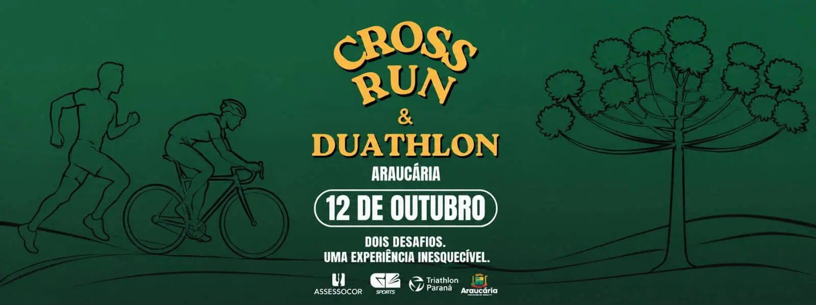 CROSS RUN e DUATHLON ARAUCÁRIA Logo