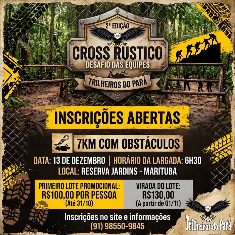 Cross Rústico – Desafio das Equipes – 2ª Edição