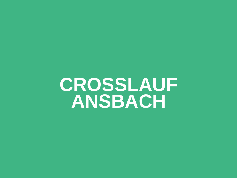 Crosslauf Ansbach Logo