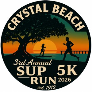 Crystal Beach SUP/RUN 5K Logo