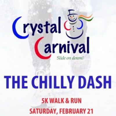 Crystal Carnival 5K Chilly Dash Logo