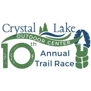Crystal Lake Outdoor Center 10th Annual Trail Race Logo