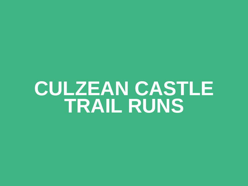 CULZEAN CASTLE TRAIL RUNS Logo