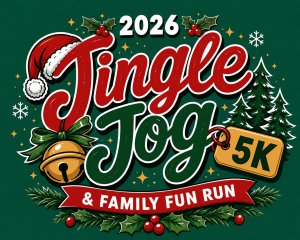 Cumming Christmas Jingle Jog 5K & Fun Run Logo