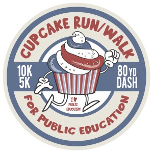 Cupcake Run/Walk for Public Education Logo
