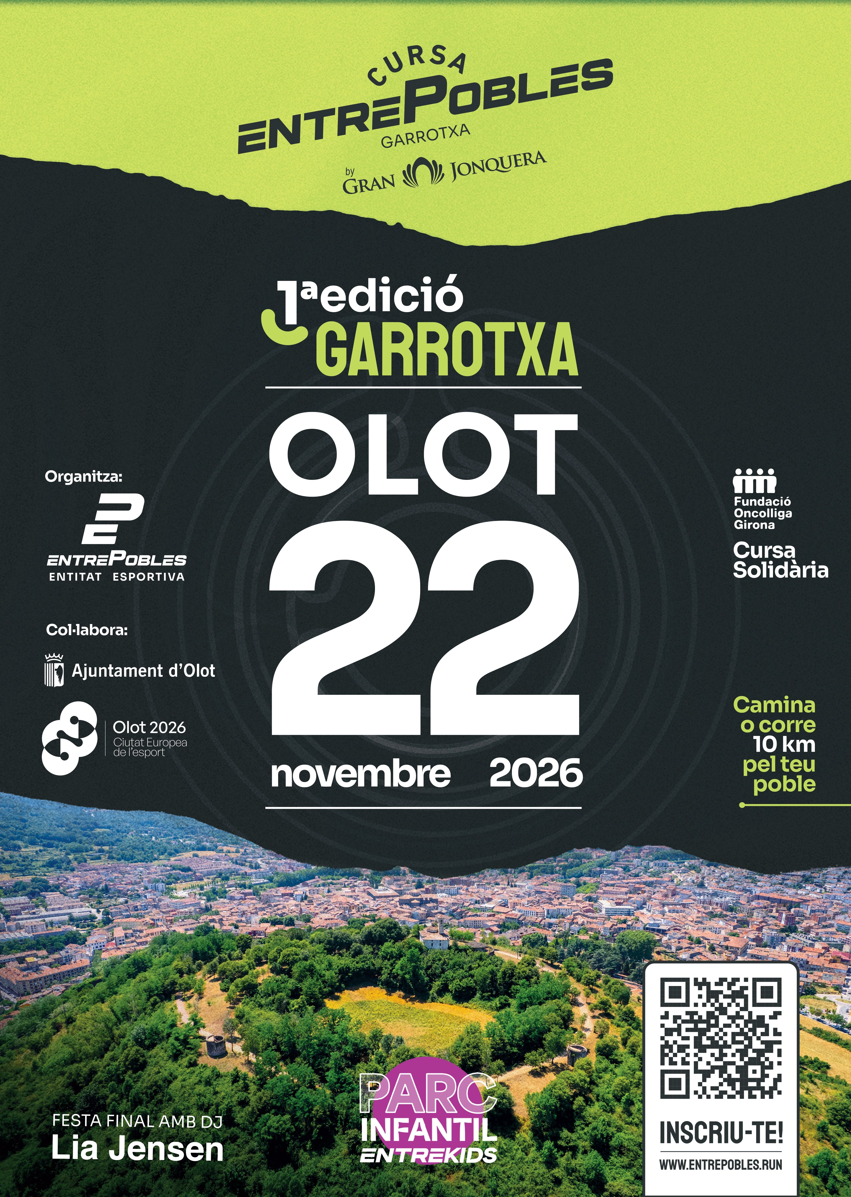 Cursa Entrepobles La Garrotxa 2026 Logo