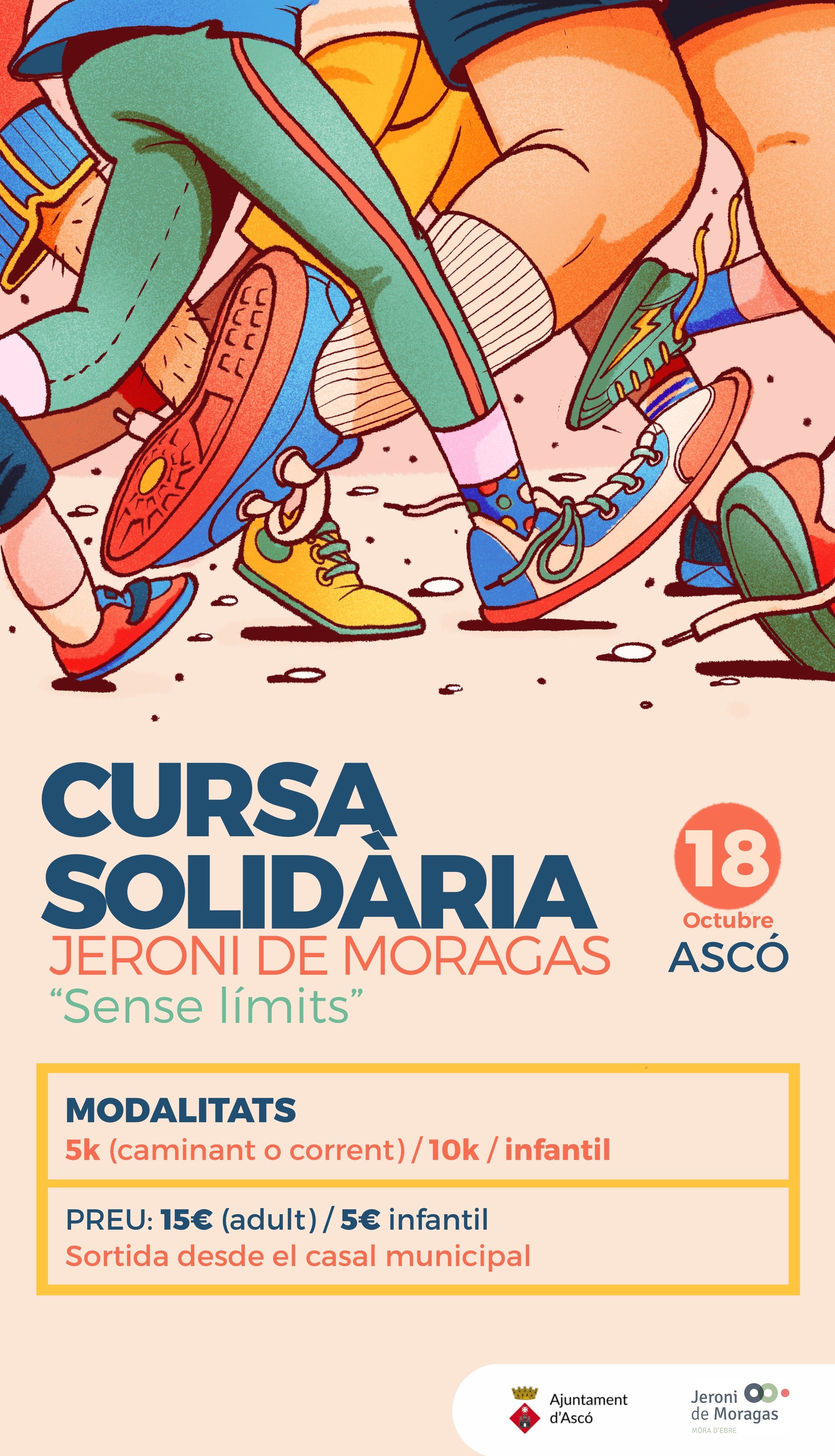 CURSA I CAMINADA SOLIDÀRIA ASCÓ 2026