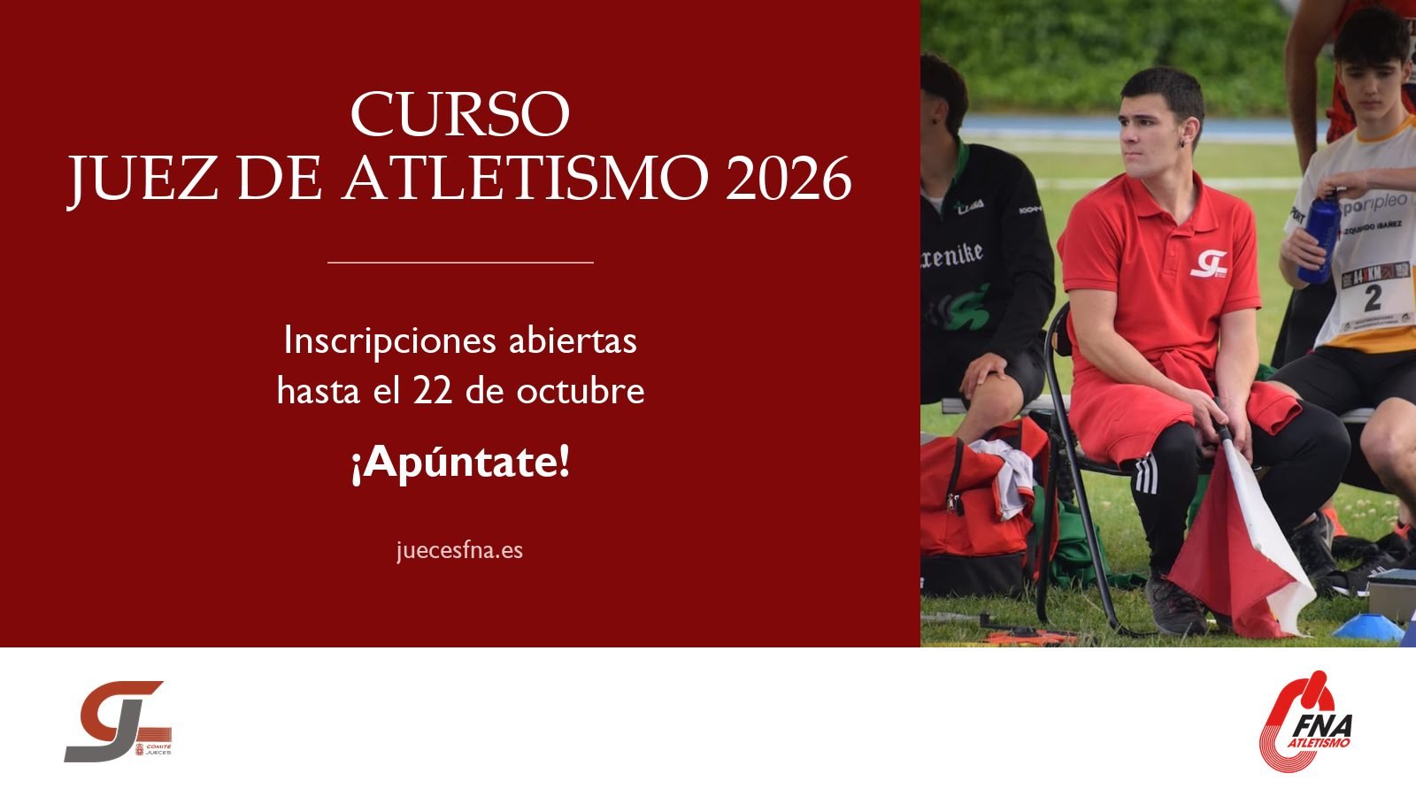Curso de Juez Atletismo Nivel 1 FNA 2026