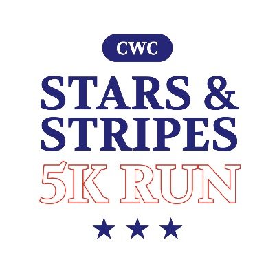 CWC Stars & Stripes 5K Run Logo