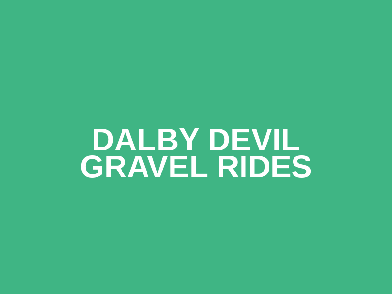DALBY DEVIL GRAVEL RIDES  Logo