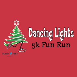 DANCING LIGHTS 5K FUN RUN Logo