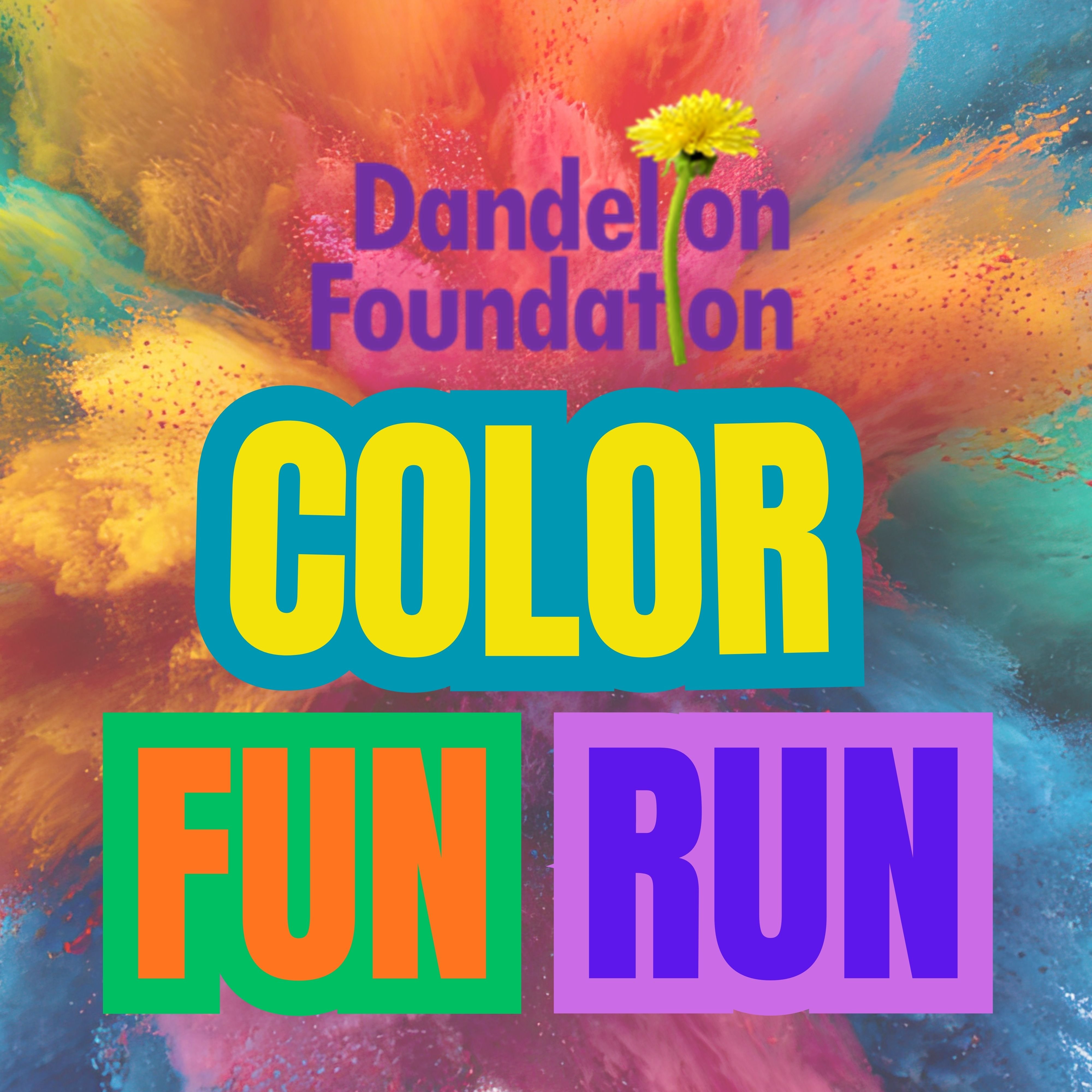 Dandelion Foundation Color Run 2026 Logo