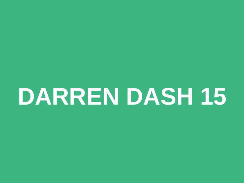 Darren Dash 15