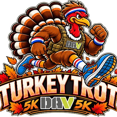 DAV Turkey Trot 5K Logo