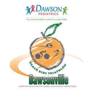 Dawson Pediatrics Peach Kid's Triathlon - Dawsonville Logo