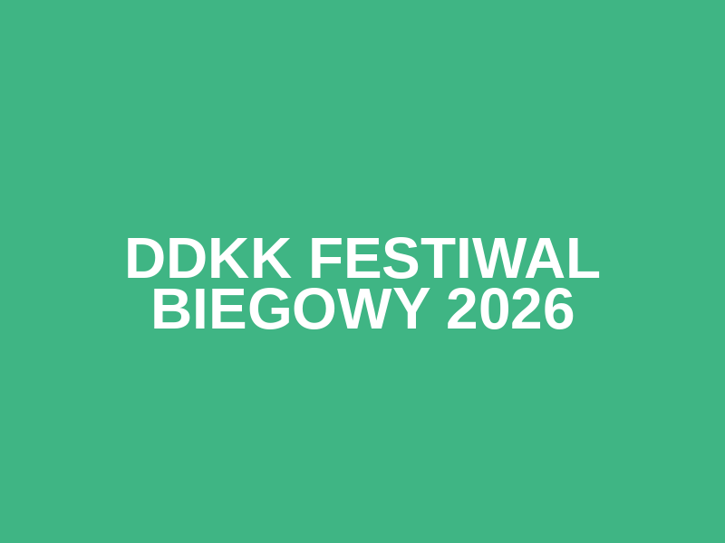 DDKK Festiwal Biegowy 2026 Logo