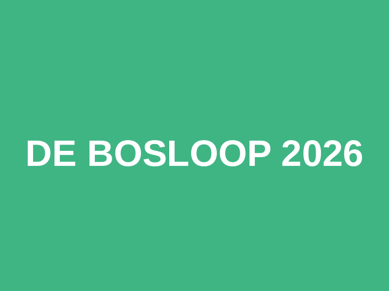 De Bosloop 2026 Logo