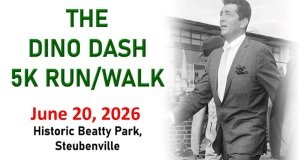 Dean Martin Hometown Festival:  Dino Dash 5k Trail Run / Walk Logo