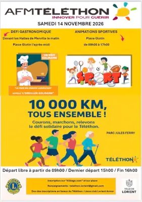 Défi relais Course et marche Téléthon – Lorient 2026