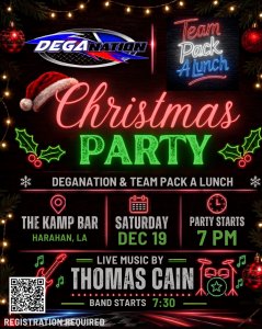 Deganation & Team Pack A Lunch Present:  Thomas Cain Live at The Kamp  A Holiday Gift to You Logo