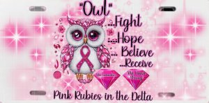 Delta Pink Rubies Annual Breast Cancer Awareness Walk 2025 Logo
