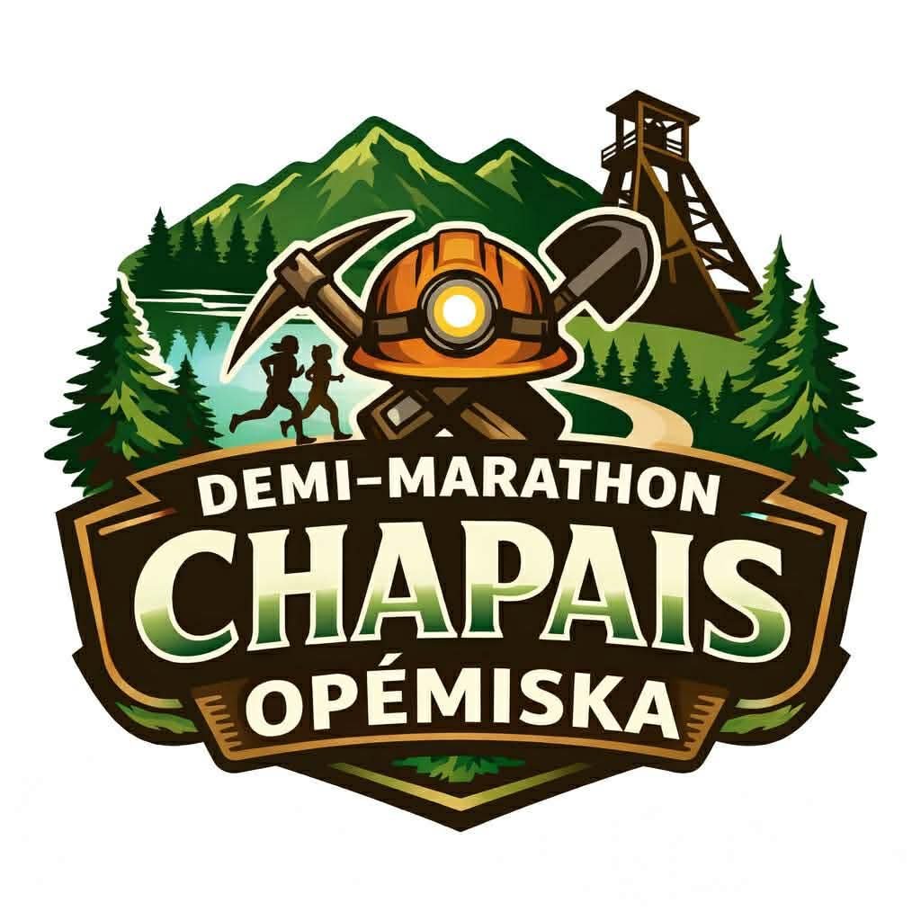 Demi-Marathon Chapais Opémiska Logo
