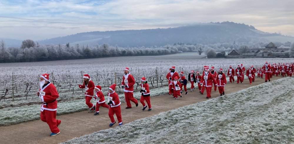 Denbies Santa Run Logo