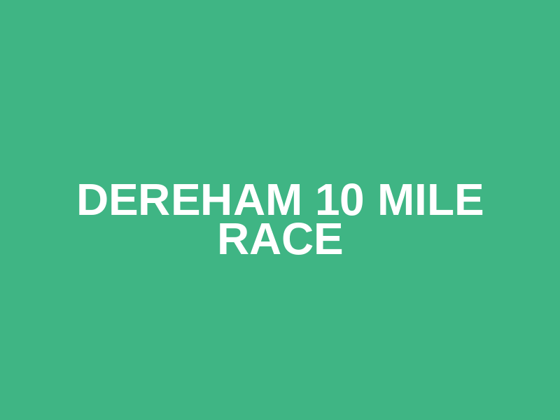 Dereham 10 Mile Race Logo