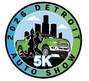 Detroit Auto Show 5K Logo