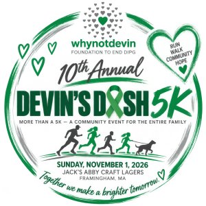 Devin's Dash 5k Logo