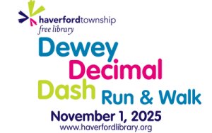 Dewey Decimal Dash ~ 5K & Fun Run/Walk Logo