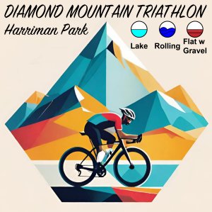 Diamond Mountain Triathlon Logo