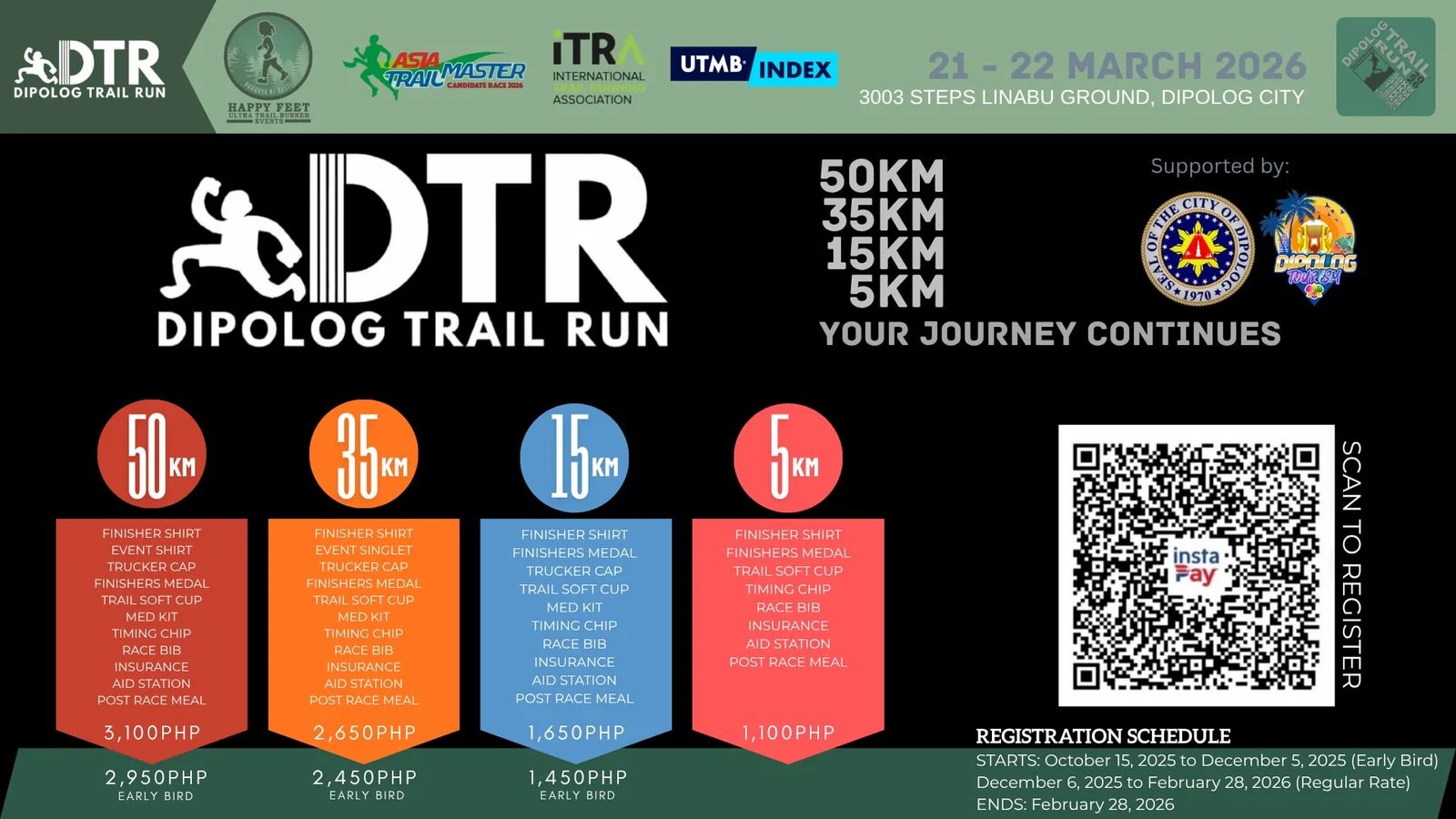 Dipolog Trail Run Logo