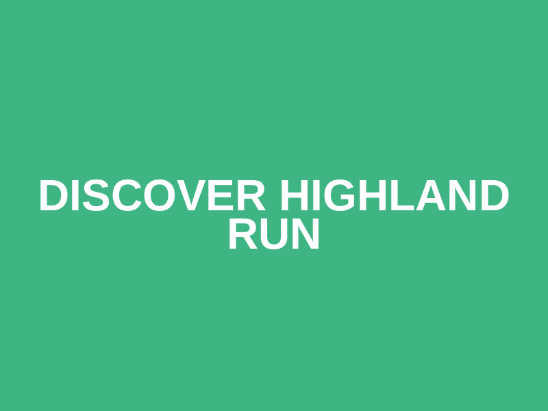 Discover Highland Run Logo