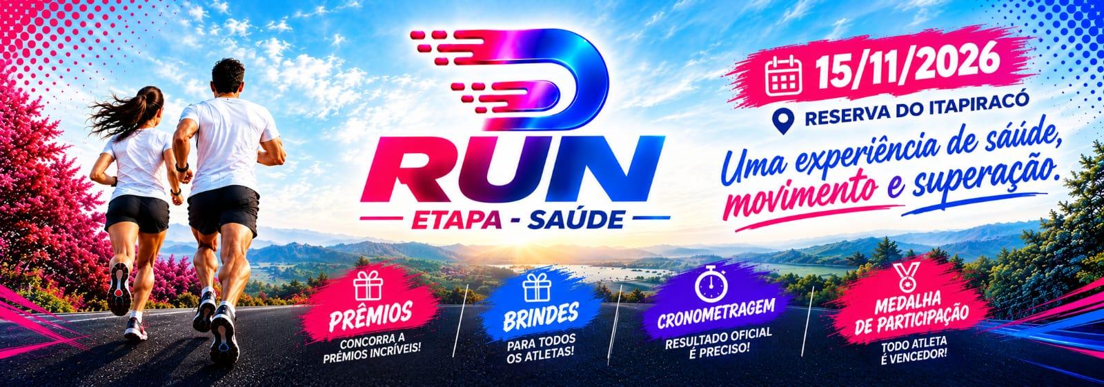DM RUN – ETAPA SAÚDE 2026 Logo