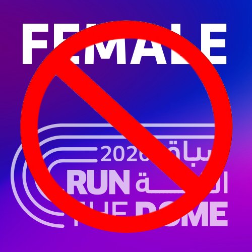 (Dont Use )Female Run the Dome Friday Morning