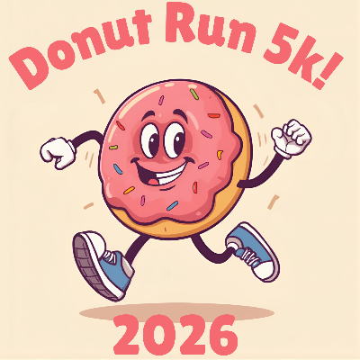 Donut Run 5k Logo