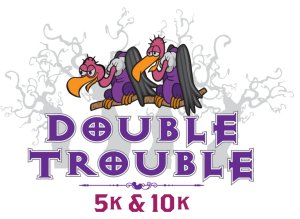 Double Trouble - 5K & 10K Logo