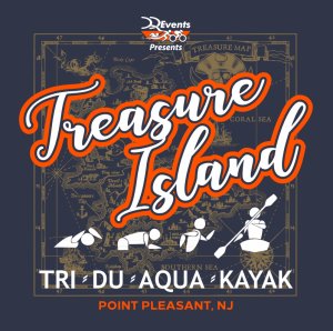 DQ Treasure Island Sprint Triathlon, Duathlon, Aquabike, & Kayak Triathlon *# Logo