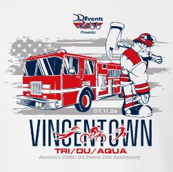DQ Triathlon, Duathlon, Aquabike, Aquathlon, & *NEW* Super Sprint Triathlon at Vincentown *# Logo
