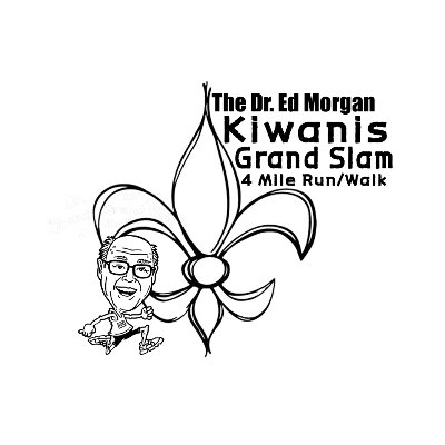 Dr. Ed Morgan/Kiwanis Grand Slam 4 Miler 2026 Run/Walk 2026 Logo