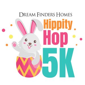 Dream Finders Homes Hippity Hop 5K Logo